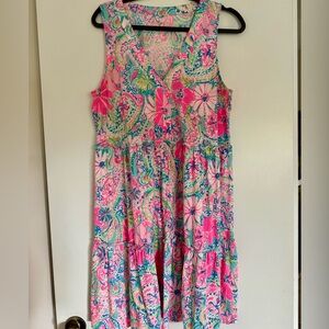 Lilly Pulitzer Lorina Swing Dress Size Large